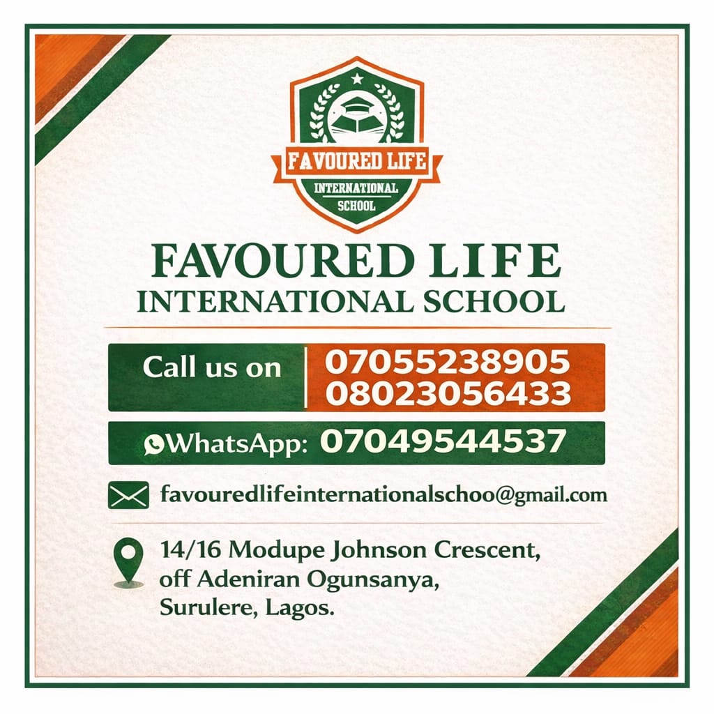 Favoured Life International School Admission Flyer